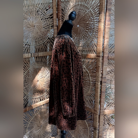 JODIFL Leopard Print Brown Dress_Small - Picture 7 of 9